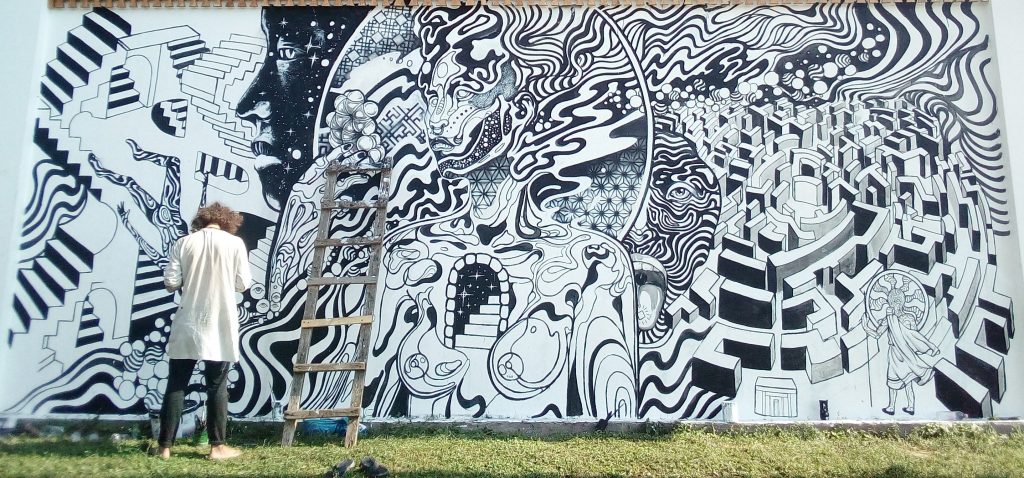 Corporate Reportage Bonn – Dokumentation des Entstehungsprozesses eines Wandgemäldes für die Markenstory